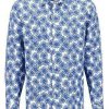 Hemden Seidensticker Business Hemd X-Slim Floral (01.940440-0013) blau