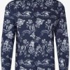 Hemden Seidensticker Casual Hemd Regular Floral (01.140230-0019) blau