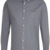 Seidensticker Oxford Casual Hemd in Regular mit Button-Down-Kragen Karo (01.144162-0018) blau Hemden